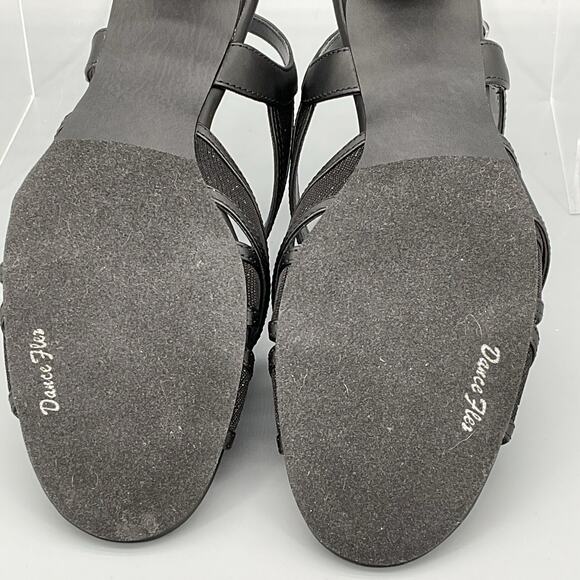 NEW Easy Street Women’s Tristen Dance Flex Outsole Sandals Black Size 7N - Picture 9 of 10